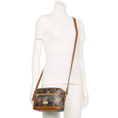 Add a stylish finishing touch to your everyday looks with this BOC Oakfield camera crossbody bag. Add a stylish finishing touch to your everyday looks with this BOC Oakfield camera crossbody bag. 6.5"H x 9.2"W x 2.5"D Handle: 18'' drop Shoulder strap length: 13" - 27" Zipper closure Gold-tone hardware Interior: 1 zip pocket and 2 slip pockets Exterior: 1 zip pocketCONSTRUCTION & CARE Exterior: vinyl Lining: polyester Wipe clean Imported Size: One Size. Color: Midnight Floral Saddle. Gender: fema Crossbody Bag Black, Everyday Look, Drop Shoulder, Black Floral, Zip Pockets, Crossbody Bag, Shoulder Strap, Zipper, Floral