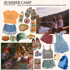 Summer Camp Aesthetic Outfits, Camp Counselor Outfit, Camp Counselor Aesthetic, Camping Aesthetic Outfits, Summer Camp Outfits, Slasher Summer