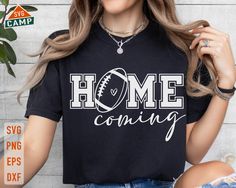 Homecoming Shirts, Football High School, Homecoming Football, Homecoming Court, High School Reunion, Class Shirt, Backyard Pavilion, School Reunion, Shirt Svg