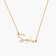 Size Guide Safety Policy Care InstructionsThe Belle Custom Name Necklace in Gold Vermeil features eye-catching details of cursive scripture and is just the right finish for your signature style.Customize me! Play with up to 10 characters to choose from for personalization. Please notice your spelling and formatting before placing your order!(1st Letter Capital)How To Wear It: We love to match this piece with other gold pieces for a gorgeous gold on gold look. Look for more necklaces with names o Necklaces With Names, Oak And Luna, Safety Policy, Creative Necklace, Lock Necklace, Body Balm, Mom Jewelry, Christmas Snacks, Trendy Necklaces