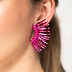 Trendy Pink Jewelry For Evening, Trendy Pink Evening Jewelry, Enchanted Evening, Angel Wing Earrings, Winter Inspired, Red Carpet Ready, Perfect Moment, Team Bride, Wing Earrings