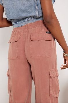 Elevate your casual-chic collection with these wide-leg pants by Sanctuary. Topped with cargo side pockets, these pull-on pants feature a full-length inseam, side and back pockets, and a relaxed fit. | SANCTUARY Women's Relaxed Reissue Pants, Size XS, Red Wide Leg Bottoms With Flap Pockets For Spring, Wide Leg Pants With Flap Pockets For Spring, Spring Wide Leg Cargo Pants With Flap Pockets, Relaxed Fit Wide Leg Bottoms With Flap Pockets, Relaxed Fit Wide Leg Parachute Pants With Flap Pockets, Spring Wide-leg Cargo Pants With Cargo Pockets, Versatile Spring Cargo Style Wide Leg Pants, Wide Leg Parachute Pants With Flap Pockets For Spring, Spring Versatile Wide Leg Cargo Pants