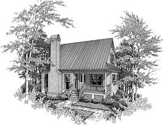 this is an artist's rendering of the cottage