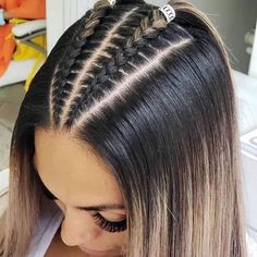 Short Natural Haircuts, Hair Hoco, Frontal Hairstyles, Penteado Cabelo Curto, Cornrow Hairstyles, Hoco Hair Ideas, Hoco Hair, Easy Hairstyles For Long Hair, Braids For Long Hair