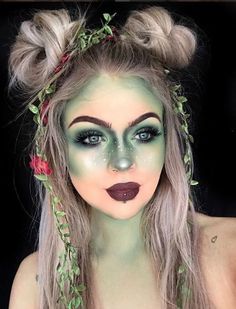 20 Fairy Makeup Tutorials That Are Out Of This World Horror Smink, Nem Halloween Makeup, Corpse Bride Makeup, Ghost Makeup, Halloween Makeup Look