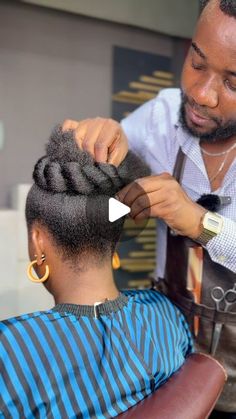 172K likes, 4,276 comments - hairbyclipperz on May 2, 2024: "Give Credit to @mauricedacrochetmaster for my Natural Hair treat #mauricedacrochetmaster". African Hair Updo Styles, Simple Natural Hair Updo, Twisted Buns Hairstyle, Styles With Natural Black Hair, Natural Hair Ponytail Braid, Styling African Natural Hair, How To Style African Natural Hair, Beautiful Natural Hair Styles, Crochet 4c Hair