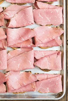 raw meat in a baking dish ready to be cooked and put into the oven for cooking