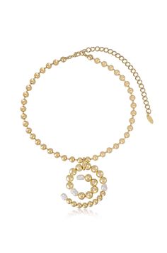 Golden Pearl Swirl 18k Gold Plated Necklace Elegant Spiral Gold Necklace, Elegant Gold Spiral Necklace, Elegant Gold Swirl Necklace, Swirl Necklace, Golden Pearl, Fresh Water Pearl, Gold Plated Necklace, Dream Jewelry, Plate Size