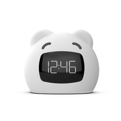 the alarm clock is shaped like a bear