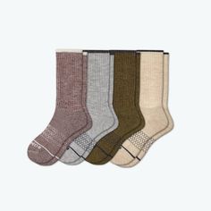 Women's Merino Wool Blend Calf Sock 4-Pack – Bombas Bombas Socks, Gifts For Your Sister, Wool Cushion, Calf Socks, Wool Socks, Ski Trip, No Show Socks, In The Winter, Ankle Socks