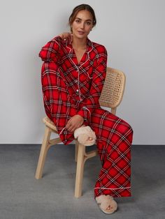 Christmas Pjs Women, Pj Outfit, Winter Pjs, Womens Christmas Pajamas, Trendy Christmas Outfits, Womens Pjs, Plaid Pajama, Christmas Jammies, Pajamas Gift