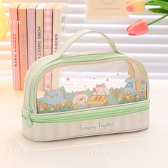 Keep your stationery safe and secure in this stylish Kawaii Double Layer Pencil Case. Featuring two layers of storage, this pencil case is perfect for storing pens, pencils and other stationery essentials. Its durable construction is designed for everyday use, providing maximum protection for your stationery. Aliexpress Haul, Kawaii Transparent, Large Pencil Case, Sinchan Cartoon, Stationary Organization, Kawaii Bags, Kawaii Backpack, Kawaii Pens, Stationery Essentials