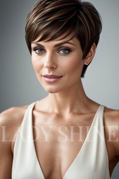 A selection of photos of women's pixie hairstyles with extended long hair and curls. Ideas for fashionable extended pixie cuts. #pixiecut #extendedcut #longpixie #longcut #pixiehairstyle #womenshair #longpixie #pixiecurls #pixiebangs #extendedpixiecut #pixiehair #salonladyshine Womens Pixie Hairstyles, Curls Ideas