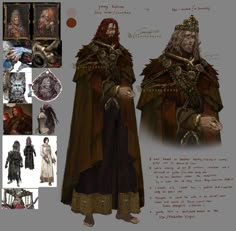 an image of a character sheet from the video game warhammerer, with all his armor and accessories