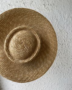 "Make this beautiful hat yours. Lined around head 7\" x 6\"" Bohemian Mini Hat With Curved Brim For Beach, Bohemian Natural Panama Hat For Garden Party, Brimmed Boater Hat For Garden Party, Flat Brim Bucket Hat For Kentucky Derby Vacation, Bohemian Hat For Garden Parties And Beach Season, Bohemian Fedora Sun Hat For Garden Party, Flat Brim Cloche Hat For Beach And Kentucky Derby, Flat Brim Toquilla Straw Hat For Garden Party, Handmade Vintage Fedora For The Beach