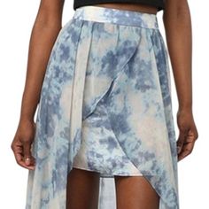 Urban Outfitters Kimchi Blue White Tie-Dye High Low Skirt; Never Worn; Size 6 Fits Like A 4 Urban Outfitters Summer Skirt, Summer Urban Outfitters Skirt, Urban Outfitters Mini Length Bottoms For Summer, Urban Outfitters Lined Mini Skirt For Summer, Urban Outfitters High Waist Summer Skirt, Urban Outfitters Mini Bottoms For Summer, Urban Outfitters High Waist Skirt For Summer, Urban Outfitters Skirted Summer Bottoms, Summer Tie Dye Flowy Skirt