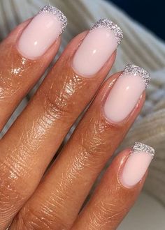 Ny Eve Nails, Nail Ideas New Years Eve, New Years Eve Nail Designs Sparkle, New Years Nail Designs Short, Nails For New Years, Sparkly Nail Art, Nails Xmas, Nail Boutique, Nye Nails