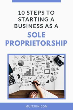 the title for 10 steps to starting a business as a sole proprietorship