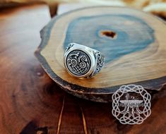 Viking Ring Sleipnir Ring Raven Banner Ring Viking Longship - Etsy Ukraine Handmade Viking Ring As A Gift, Viking Style Adjustable Jewelry Ring, Viking Style Engraved Adjustable Rings, Norse Ring, Mens Silver Rings Viking, Raven Ring, Adjustable Silver Viking Ring, Viking Longship, Viking Ring