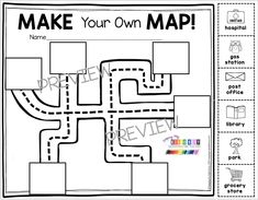 the make your own map for kids to learn how to use it in their classroom