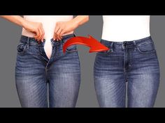 Home - YouTube Jeans Too Small In Waist, How To Loosen Waist Of Jeans, Adding Elastic To Jeans Waist, How To Expand Waistband On Jeans, How To Stretch Out Jeans, How To Loosen Tight Jeans, How To Make Jeans, Altering Jeans, Repair Jeans