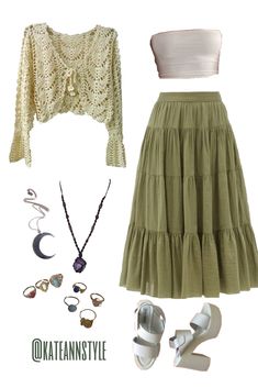 Estilo Hippy, Mode Hippie, Cottagecore Outfits, Earthy Outfits, Estilo Hippie, Hippie Style Clothing, Cottagecore Style, Mode Boho