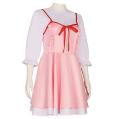 Your Lie in April Miyazono Kaori Dress Halloween Carnival Suit Cosplay Costume  · Material: Uniform Cloth · Including: Dress+Inner      · Size chart: Size Chart Size Height Top Length Shoulder Chest Dress Length Waist Hips S 150-155 54 37 83-87 68 68-71 115-119 M 155-160 56 39 88-92 70 72-75 120-124 L 160-165 58 41 93-97 72 76-79 125-129 XL 165-170 60 43 98-102 74 80-83 130-134 XXL 170-175 62 45 103-107 76 84-87 135-139 Kaori Miyazono, Suit Cosplay, Your Lie In April, Costume Wigs, Halloween Carnival, Halloween Sale, Carnival Party, Halloween Dress, Women Set