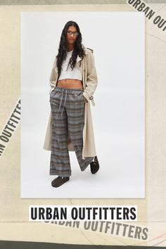 Reinvented Silence + Noise workwear pant in a relaxed, pull-on style. Features a low-rise elasticated waistband, drawstring tie and flared leg. Exclusively at Urban Outfitters. Features Silence + Noise Maude menswear pull-on pant Flared trouser Printed fabric with some stretch Low rise elasticated waistband with drawstring tie Side pockets Flared leg fit Full length Easy pull-on style UO exclusive Content + Care 49% Polyester, 28% viscose, 22% nylon, 3% spandex Machine wash Imported Size + Fit Model in Grey Multi is 5'8" and wearing size Small Measurements taken from size Small Inseam: 31" | Silence + Noise Amelie Menswear Pull-On Pant in Grey, Women's at Urban Outfitters