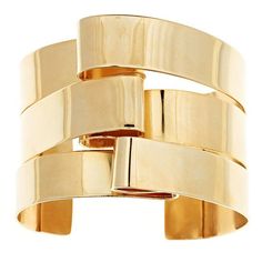 Buckle Up! This cuff bracelet is from the Brass Band Collection. It has been our best seller bracelet since we introduced it in 2013.  ~ made in brass with 14k gold finish   ~ bracelet is 1.5 wide and 2 high  ~ each piece is hand fabricated, which means it is light to wear but can also be adjusted to fit the wrist perfectly.    This bracelet is also available in sterling silver! Cuff Bracelets Gold, Sculptural Jewelry, Art Jewelry Contemporary, Design Bracelet, Brass Band, Bracelets Gold, Jewelry Hand, Brass Bracelet, Gold Bracelet Cuff