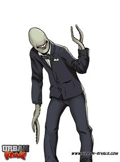 a drawing of a man in a suit and tie with his hands up to the side