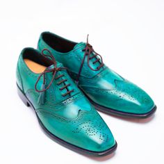 Handmade Premium Quality Leather Shoes. We take 5-7 business days for handling and 3-5 business days for delivery via FedEx. We accept returns till 30 days after the item is delivered. We accept payments only through Etsy. Formal Green Oxfords With Leather Lining, Elegant Green Dress Shoes With Leather Lining, Green Leather-lined Dress Shoes For Formal Occasions, Elegant Green Leather Shoes With Brogue Detailing, Elegant Green Leather Brogue Shoes, Elegant Green Leather Shoes With Goodyear Welt, Green Wingtip Dress Shoes With Brogue Detailing, Elegant Green Goodyear Welted Leather Shoes, Green Wingtip Oxfords With Goodyear Welt