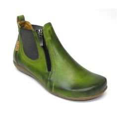 Jafa 125 Ankle Boot Casual Green Boots With Leather Sole, Casual Green Walking Boots, Green Slip-on Casual Boots, Casual Green Slip-on Boots, Green Casual Closed Toe Boots, Casual Ankle Boots, Store Hours, Shoe Sale, Shoe Box