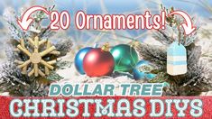 Sand & Sea Meets Christmas Tree: 20 Dollar Tree DIY Coastal Christmas Ornaments Coastal Christmas Ornaments, Dollar Tree Christmas, Sand Sea, 20 Dollars, Coastal Christmas, Beach Crafts, Tree Diy, Dollar Tree Diy, Christmas In July