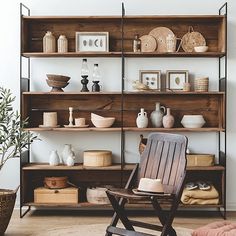 Rustic Wooden shelving unit Large Bookcase, Decorative Shelving, Wooden Bookcase, Solid Mango Wood, Wood Storage, Sideboard Cabinet, Wood Cabinets, Shelf Decor