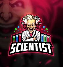 an evil clown with the word scientist on it