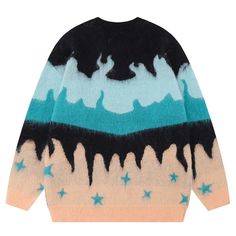 a sweater with blue stars on it