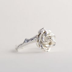 Sterling Silver Rose Ring, Handmade Silver Ring, Women Flower Ring This beautiful, delicate open rose ring would make a stunning statement piece. The band resembles the delicate stem of the rose and every ring is individually handmade so that no two pieces are exactly the same! This makes a truly special gift for yourself or a loved one. * Ring band Material: Sterling Silver * Size of Rose: Approx 1.5 cm (0.59in) diameter 0.6 cm (0.23 in) height * Ready to Ship in 2-4 business day * Made in the Elegant Rose Flower Ring For Gift, Elegant Rose Flower Ring As Gift, Elegant Rose Colored Flower Ring As Gift, Elegant Rose-colored Flower Ring For Gift, Elegant Rose-colored Flower Ring As Gift, Elegant Sterling Silver Rose Design Flower Ring, Delicate Rose Colored Rings For Gift, Delicate Rose Color Rings For Gifts, Delicate Rose Design Rose Colored Ring