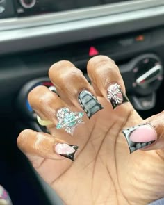 Fancy Cup, Nails Design With Rhinestones, Nail Stuff, Nail Idea, Winter Vibes, Girls Nails