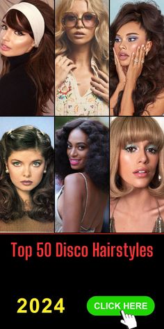 In 2024, disco hairstyles are making a comeback, drawing inspiration from the iconic 70s era. Rediscover the magic of the 70s with classic headbands, makeup that screams disco, and retro hairstyles that transport you to a bygone era. Whether you have short 70s hair or long locks, indulge in the authentic 70s curls or opt for a stylish 70s ponytail. These styles blend the vibes of the 80s, 1970s, and 90s, creating a captivating tapestry of 70s fashion. 70s Ponytail, Short 70s Hair, 70s Curls, 70 Hairstyles 1970s, 1970s Black Women, Disco Hairstyles, Using Hot Rollers, 70 Hairstyles