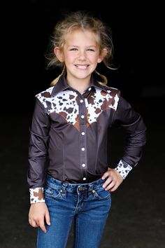 PERFORMANCE RODEO SHIRT Poly Spandex Performance Blend Lightweight & Comfortable 3 Functional Top Buttons Pullover Style Does Not Wrinkle Machine Washable Unisex Sized True to Size YOUTH SIZING X-Small (4-5) Small (6-7) Medium (8-10) Large (10-12) X-Large (14-16) Western Core, Boots Makeup, Bra Essentials, Ranch Dress, Western Birthday Party, Cattle Drive, Western Birthday, Rodeo Shirts, Cowgirl Outfits