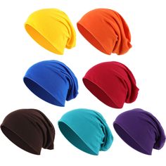 PRICES MAY VARY. Soft fabric: these hat are made of lightweight on and bamboo fiber with great elasticity, skin-friendly, soft and comfortable to wear Size: the knit slouchy beanie hat measures 26 x 29 cm/ 10.2 x 11.4 inches (W x L), elastic and comfortable to wear, fit for most people Wonderful accessory: these colorful dwarf hats are wonderful accessories for actors, party goers, trick or treat, dancers and cosplayers, adding more fun to your show Wonderful gift：combines plenty of stretch and Halloween Crayons, Headwear Fashion, Gnome Hat, Slouchy Beanie Hat, Hip Hop Hat, Chemo Caps, Cotton Fashion, Hat Scarf, Slouchy Hat