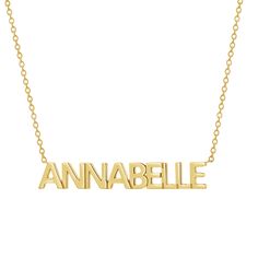 Introducing our newest name necklace that lets you get personal and keep your favorite name close to your heart. Made in Solid 14K Gold, this piece will never fade away! Each necklace is custom CAD, casted and assembled in Los Angeles just for you. Minimal enough to pair with all your BABYGOLD Faves!  Size: 5mm (H) Sol Letter Name Necklace, Custom Gold Jewelry, Personalized Gold Jewelry, Spiritual Necklace, Cross Earrings Studs, Cuban Link Chain Necklaces, Gold Gifts, Never Fade, Gifts For My Wife