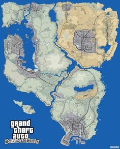 the map for gta san francisco