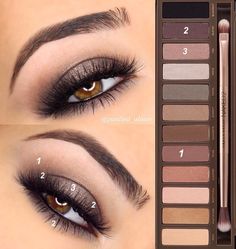 Video Makeup, Makeup 101, Makeup Hacks, Smokey Eyes, Eyeshadow Tutorial