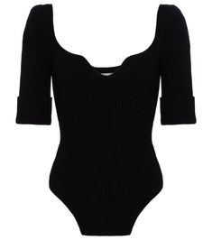 Chic Ribbed Fitted Knit Top, Fitted Black Ribbed Knit Top, Fitted Black Top With Ribbing, Black Fitted Knit Top With Ribbed Neckline, Fitted Black Knit Top With Ribbed Neckline, Black Fitted Knit Top, Fitted Black Knit Top, Seamless Fitted Knit Top, Ribbed V-neck Fitted Knit Top