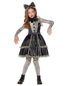 Broken Doll Halloween Costume, Scary Doll Costume, Creepy Doll Halloween Costume, Broken Doll Halloween, Creepy Doll Costume, Creepy Doll Halloween, Home Halloween Costumes, Halloween Kids Costumes Girls