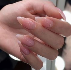 Soft Nails, Best Acrylic Nails, Nude Nails, Almond Nails