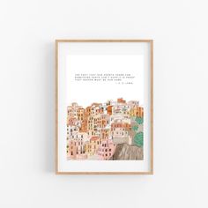 an art print with the words, i love you in english and spanish on it