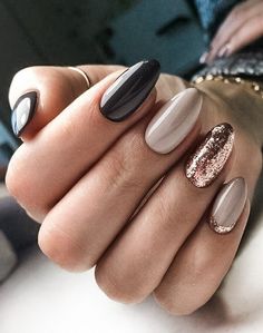 Cute Dark Nails, January Nails 2023, Manicure Nails, Nail Swag, New Year's Nails, Classy Nails, Fancy Nails