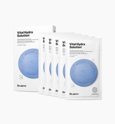 A limited-edition Vital Hydra Solution value pack with 5 cellulose biodegradable sheet masks, infused with Oligo-hyaluronic acid and Algae extract to hydrate and replenish skin’s moisture levels.This fine biodegradable cellulose sheet mask plumps and quenches dehydrated skin with ultra-hydrating Oligo-hyaluronic acid and Algae extract for long-lasting moisture and natural collagen synthesis support. Contains Aquaxyl and Xylitol to strengthen the skin’s moisture barrier and prevent water loss. Th Dr Jart Face Mask, Dr Jart Sheet Mask, Hydra Moist Ice Water Sleeping Mask, Hydrajelly Mask, Dr Jart Mask, The Face Shop Sheet Mask, Korean Face Mask, Natural Collagen, Dr Jart